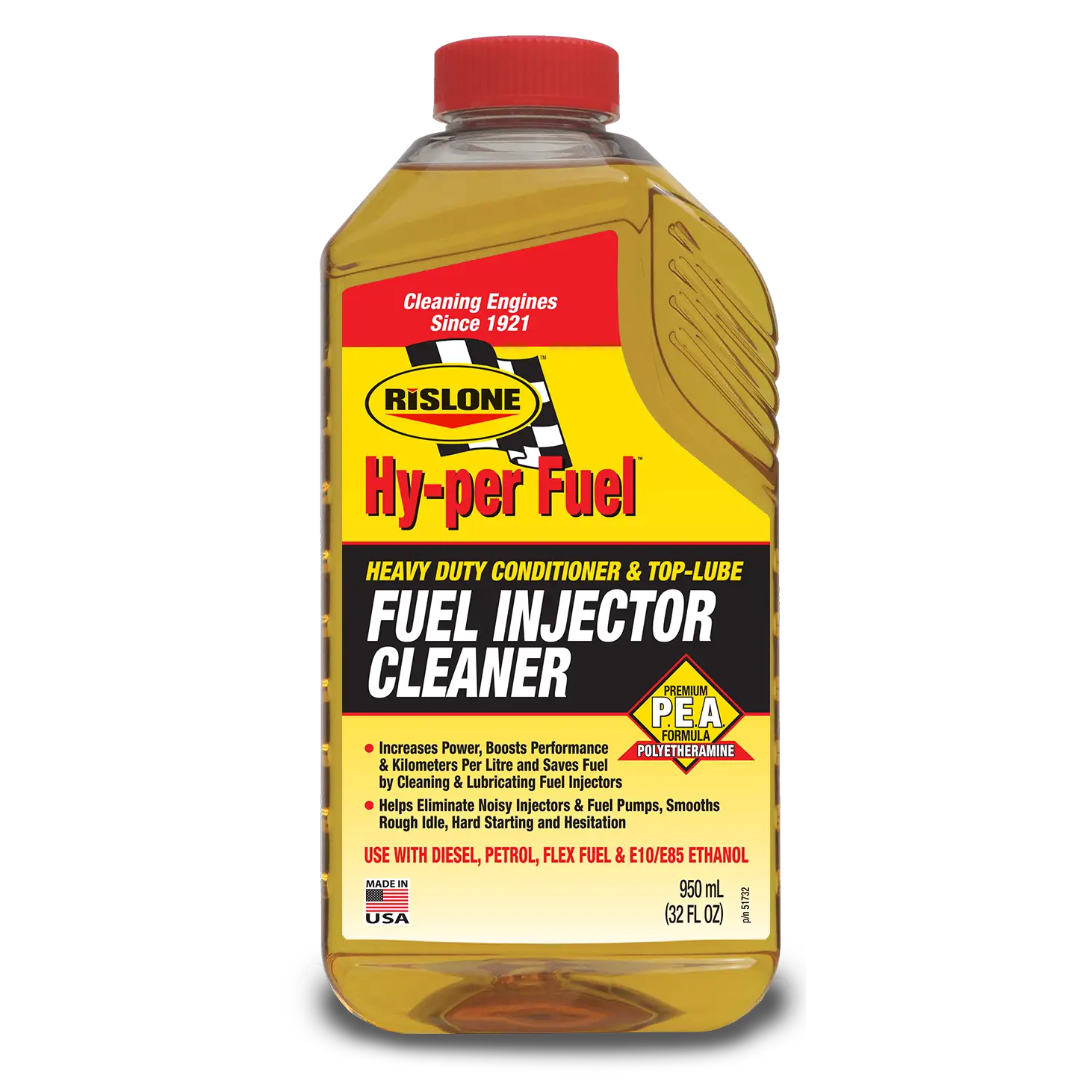 Rislone Hy-per Fuel Fuel Injector Cleaner – Injectorreiniger Benzine & Diesel 950 ml